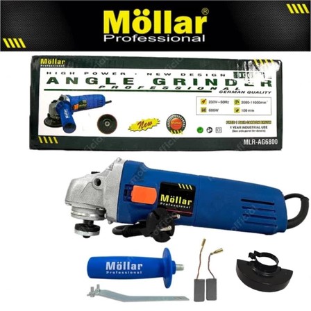 Gerinda Listrik Poles Cat Mobil 4" AG6800 Variable Speed Angle Polisher Grinder Mollar